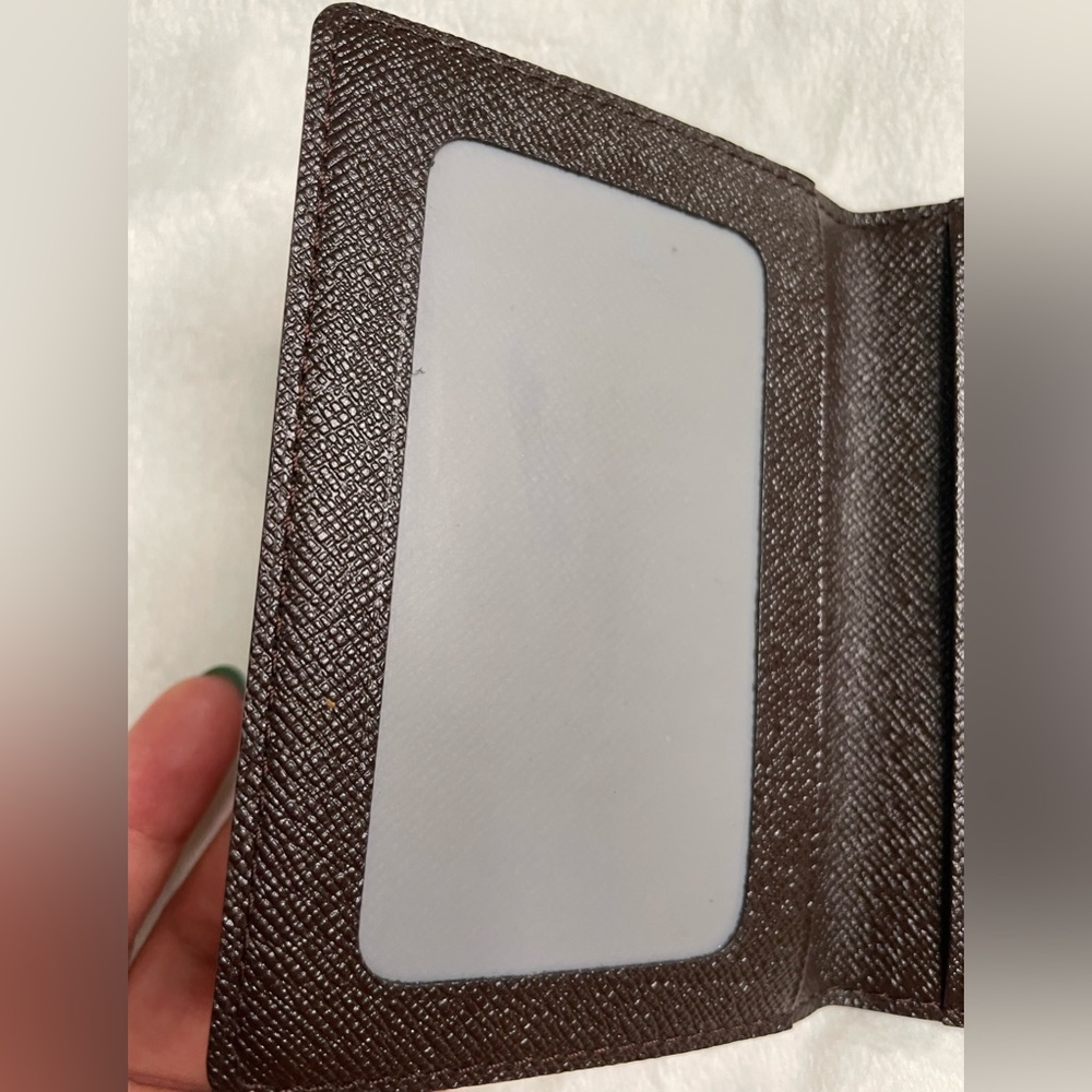 Louis Vuitton Damier Ebene Vertical Pass Case Card Holder  🤎 - Picture 4 of 11